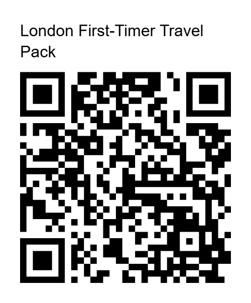 QR-Code zur PayPal-Zahlung von 6,99 GBP für das London-Paket